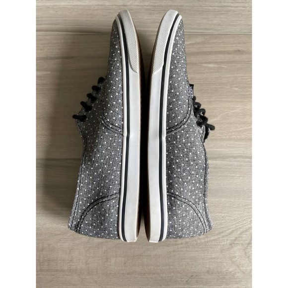 Vans Womens‎ Gray Polka Dot Low Top Lace Up Canvas Shoes Size 7.5 - Picture 9 of 10
